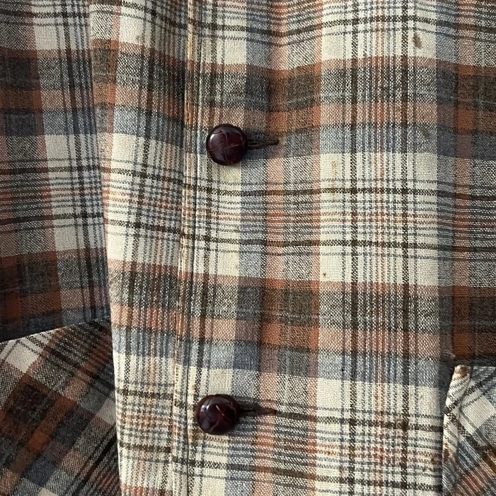 VTG Pendleton Plaid Wool Blazer/Sportcoat Size Medium - Picture 3 of 13